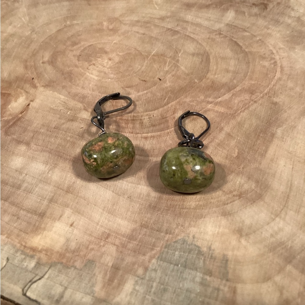 Unikite Bead Earrings